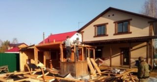 Демонтаж частных домов Одинцово, цена от 1584 руб.