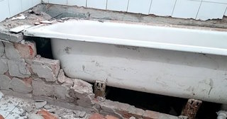 Демонтаж ванной комнаты в Одинцово - стоимость работ от 818 руб. | Сварной-Днц